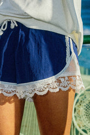 Lace Trim Shorts