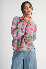 Confetti Turtleneck Sweater