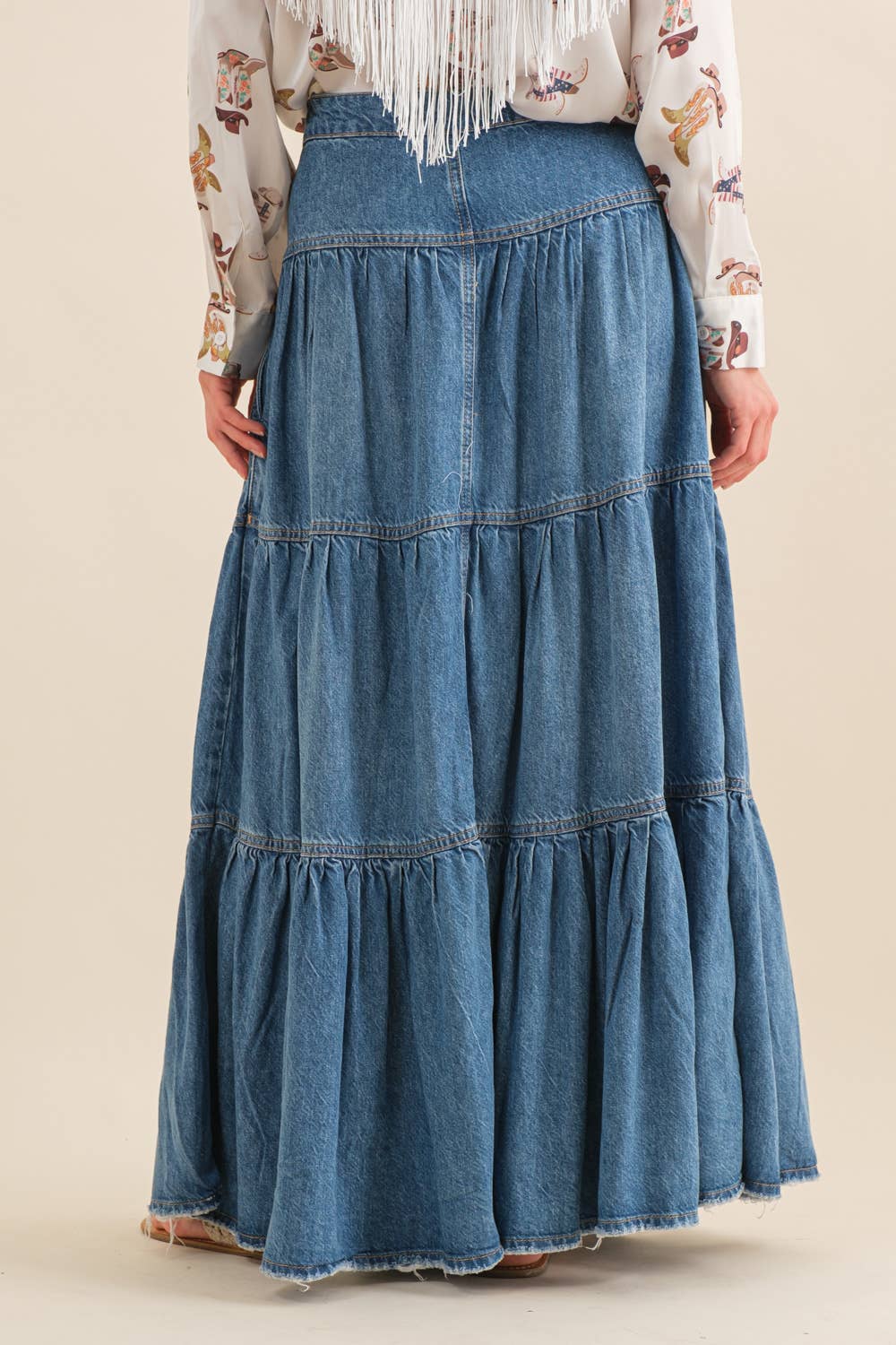 Romance Denim Skirt