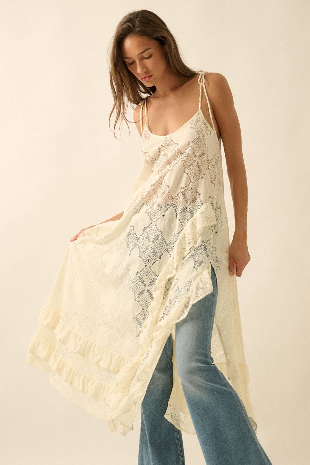 Country Nights Layering Midi Dress