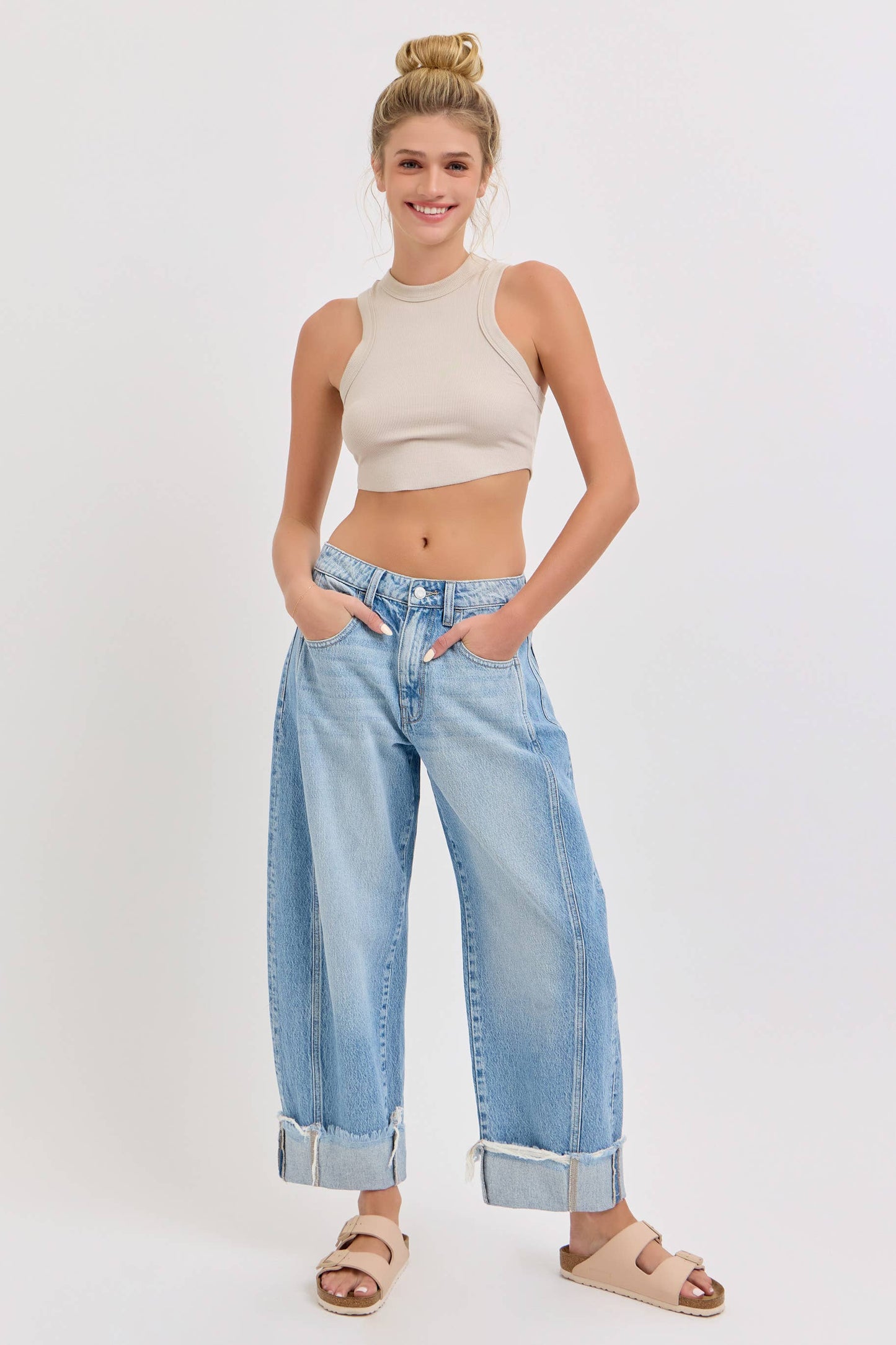 Frankie Barrel Jeans