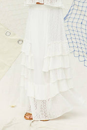 Countryside Eyelet Maxi Skirt