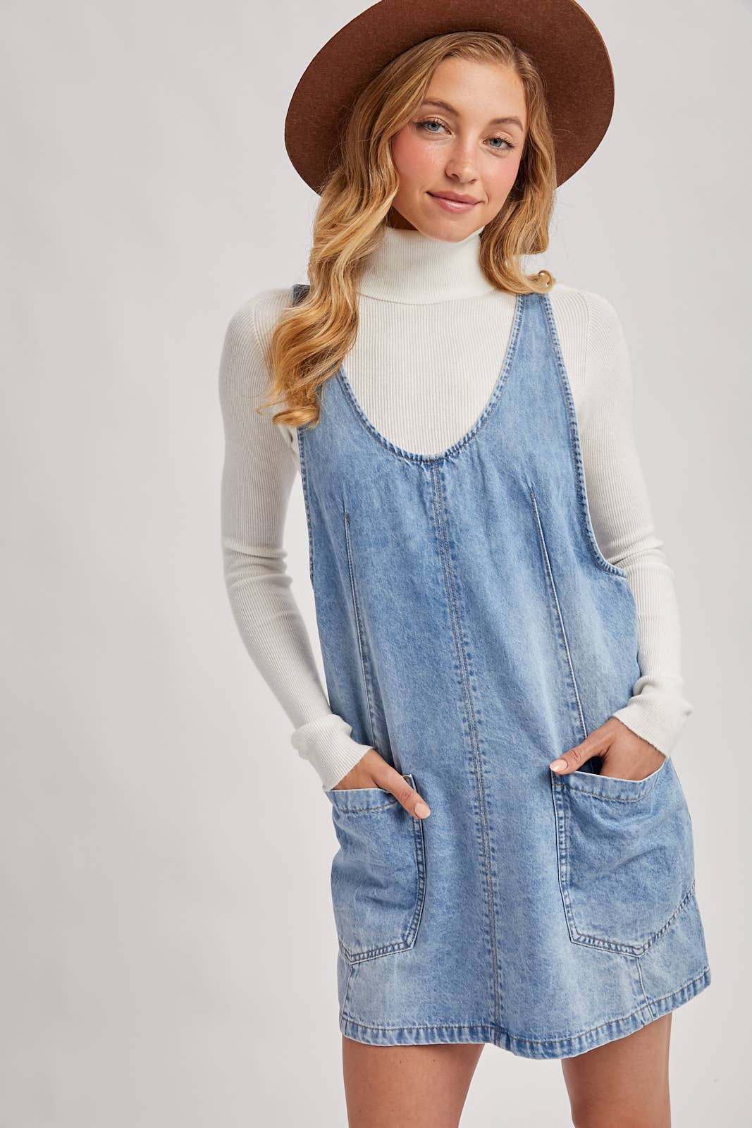 Vintage Skies Overall Dress
