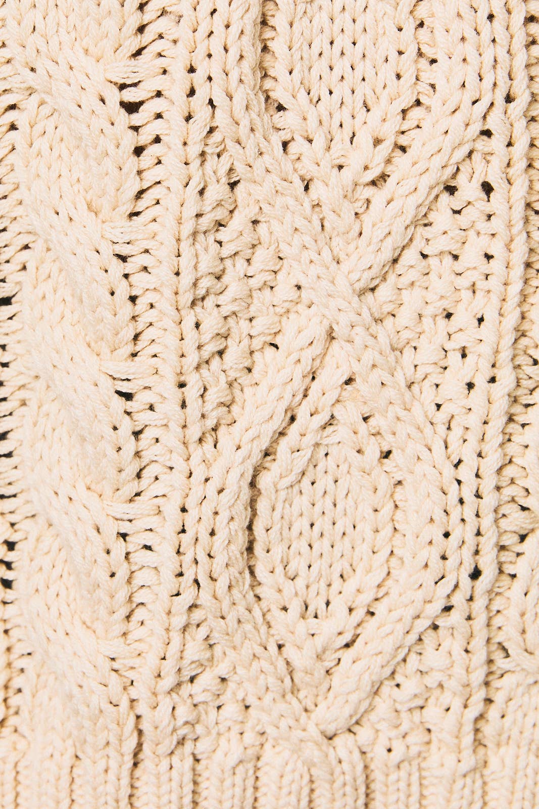 Cable Knit Zip Up
