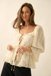 Brinley Tie-Front Blouse