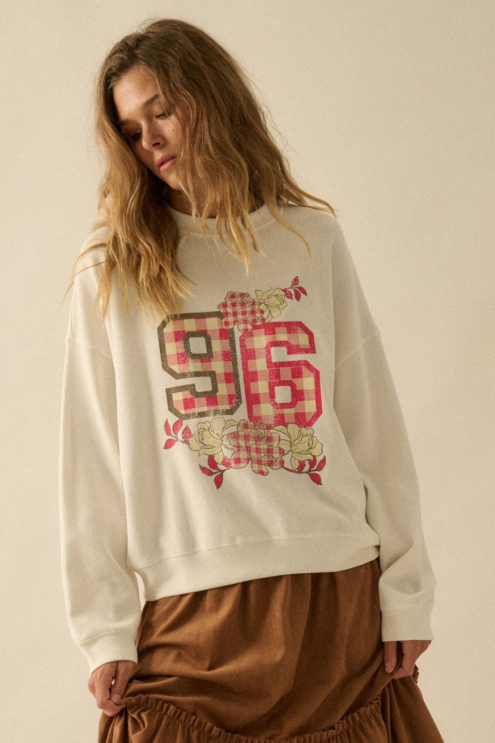 Cutest On Campus Thermal Graphic Top