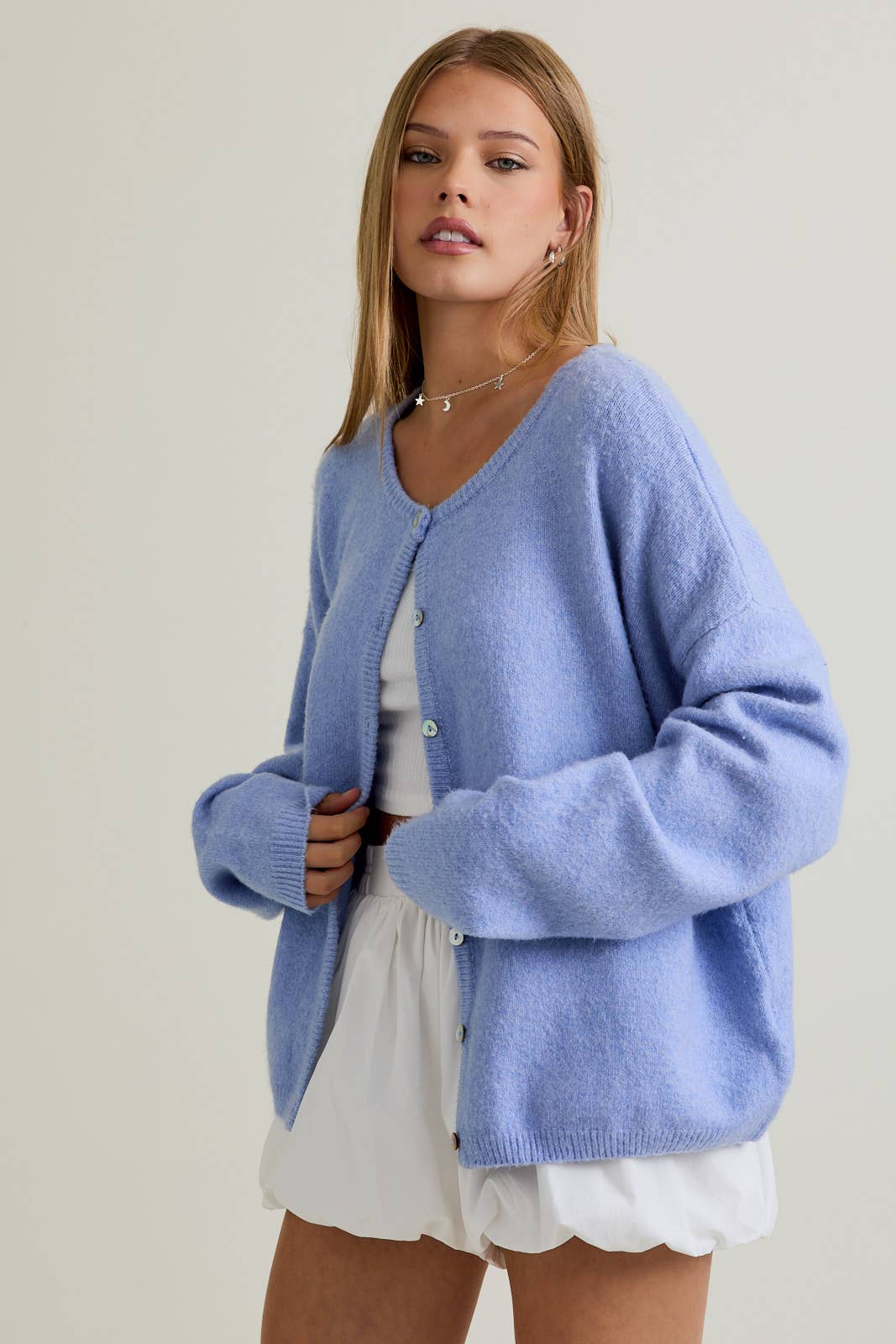 Periwinkle Dream Sweater Cardigan