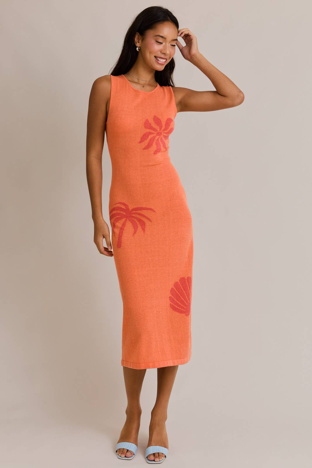 Island Glow Midi Dress