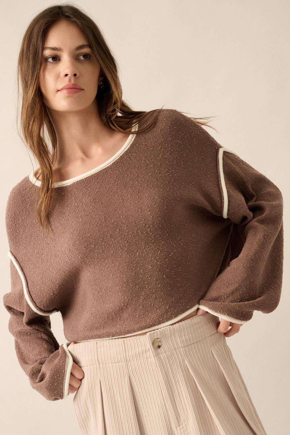 Mocha Moment Knit Top