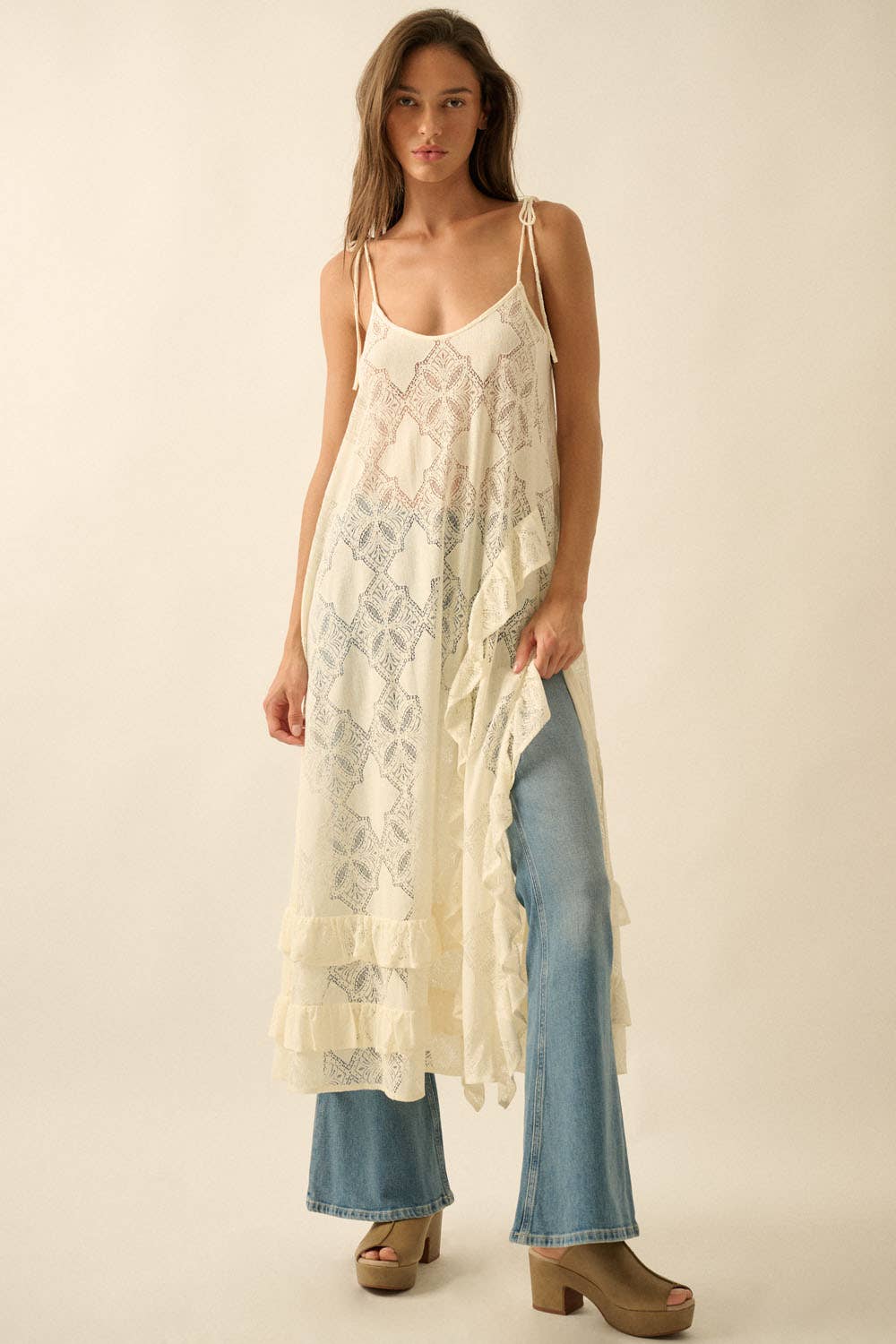 Country Nights Layering Midi Dress