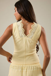 Buttercup Tie Front Top